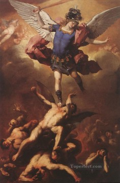 ルカ・ジョルダーノ Painting - 反乱天使の堕落 バロック ルカ・ジョルダーノ